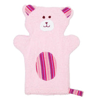 Bear Puppet Washcloth - Oakley the Bear