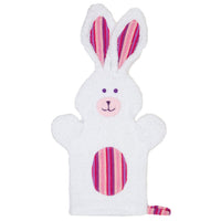 Bunny Puppet Washcloth - Clover the Rabbit
