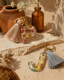 Wildflower Letter Keychain