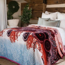 Paisley Dreams Soft Plush Fleece Blanket