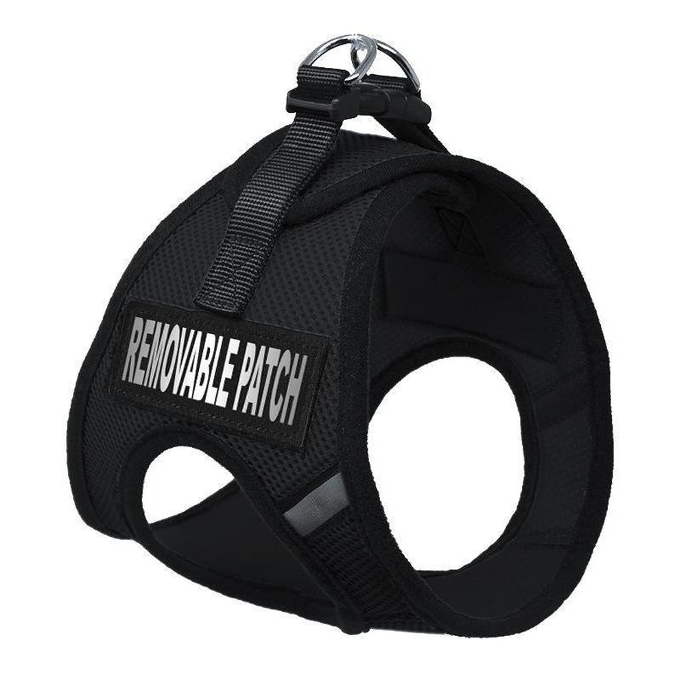 York Mesh Pet Harness  - 2 Hook & Loop Patch Fasteners