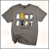 Purrfect Love Cat Unisex Youth T-shirt