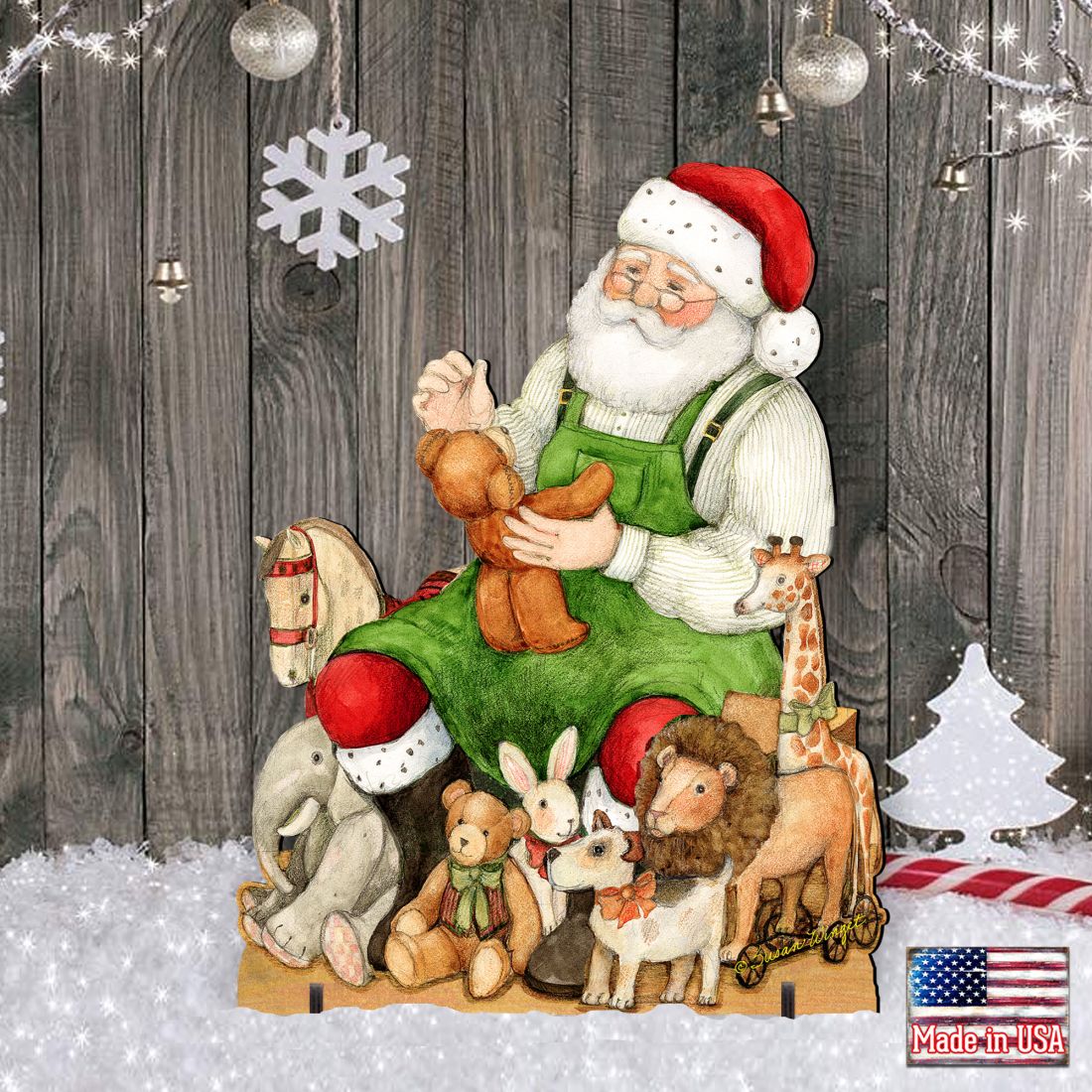 Santa's Workshop Outdoor Yard Decor