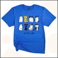 Purrfect Love Cat Unisex Youth T-shirt