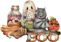 Brunhilda's Broom! Halloween Door Decor by Jamie Mills-Price - Thanksgiving Halloween Decor - 8457411H