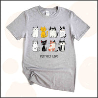 Purrfect Love Cat Unisex Youth T-shirt