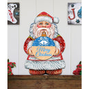 Traditional Merry Christmas Santa Claus Door Hanger