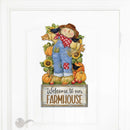 Welcome to Our Farmhouse Wood Door Sign