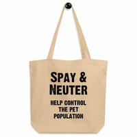 Spay & Neuter Eco-Friendly Tote Bag