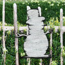 Rustic Snowman Door Decor