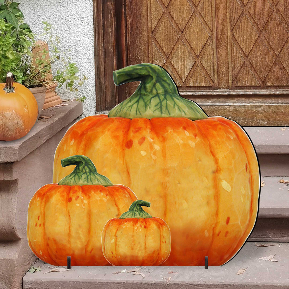Harvest Pumpkins Large Outdoor Yard Decor
