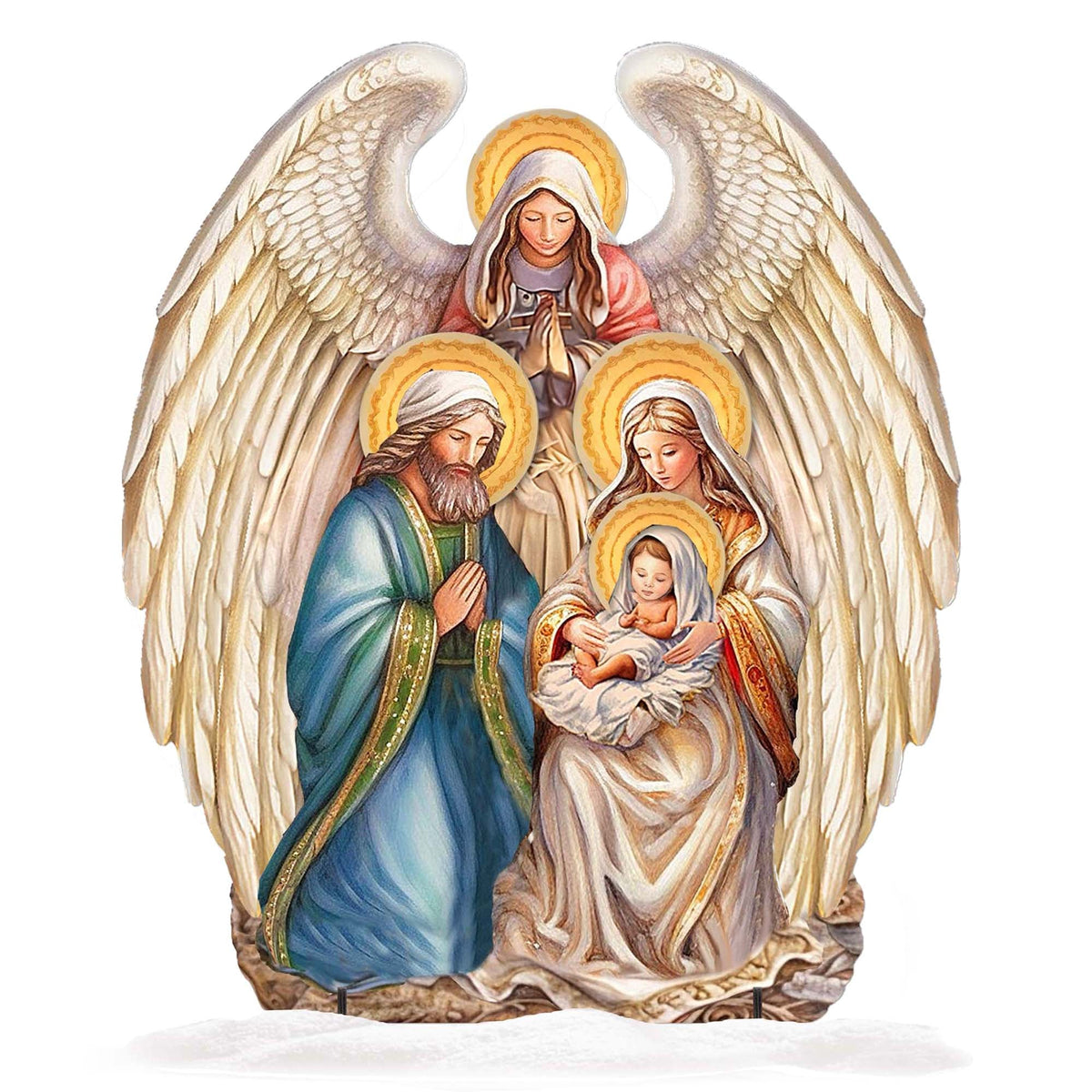 Angel Nativity Outdoor Lawn Art
