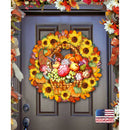 Thanksgiving Wreath Door Sign