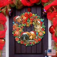 Dog Lovers Christmas Wreath