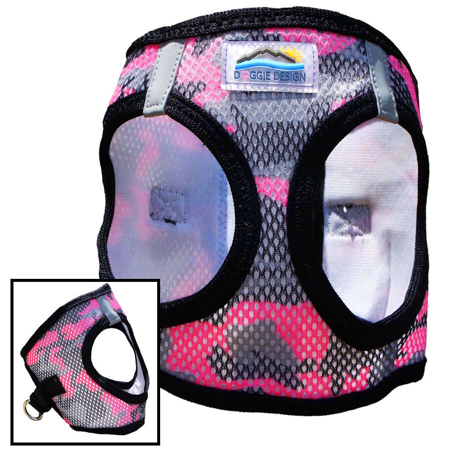 Choke-Free Dog Harness: Camouflage - American River