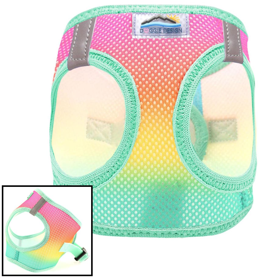 Choke-Free Dog Harness: Ombre Collection - American River