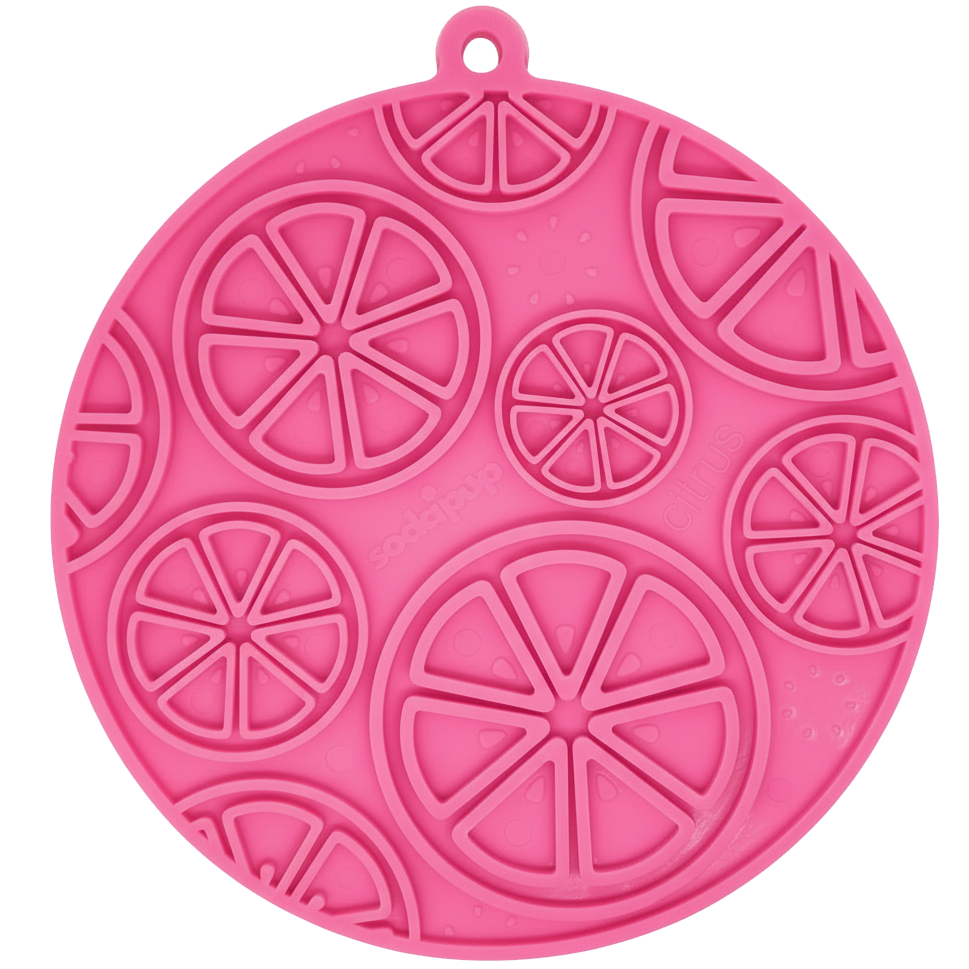Citrus Enrichment Lick Mat with Suction Cups - 8"