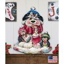 Puppy Dog & Penguins Door Hanger