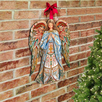 Elegant Angel of Hope Wood Art