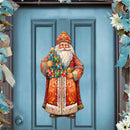 Saint Nicholas & Christmas Tree Door Hanger Art