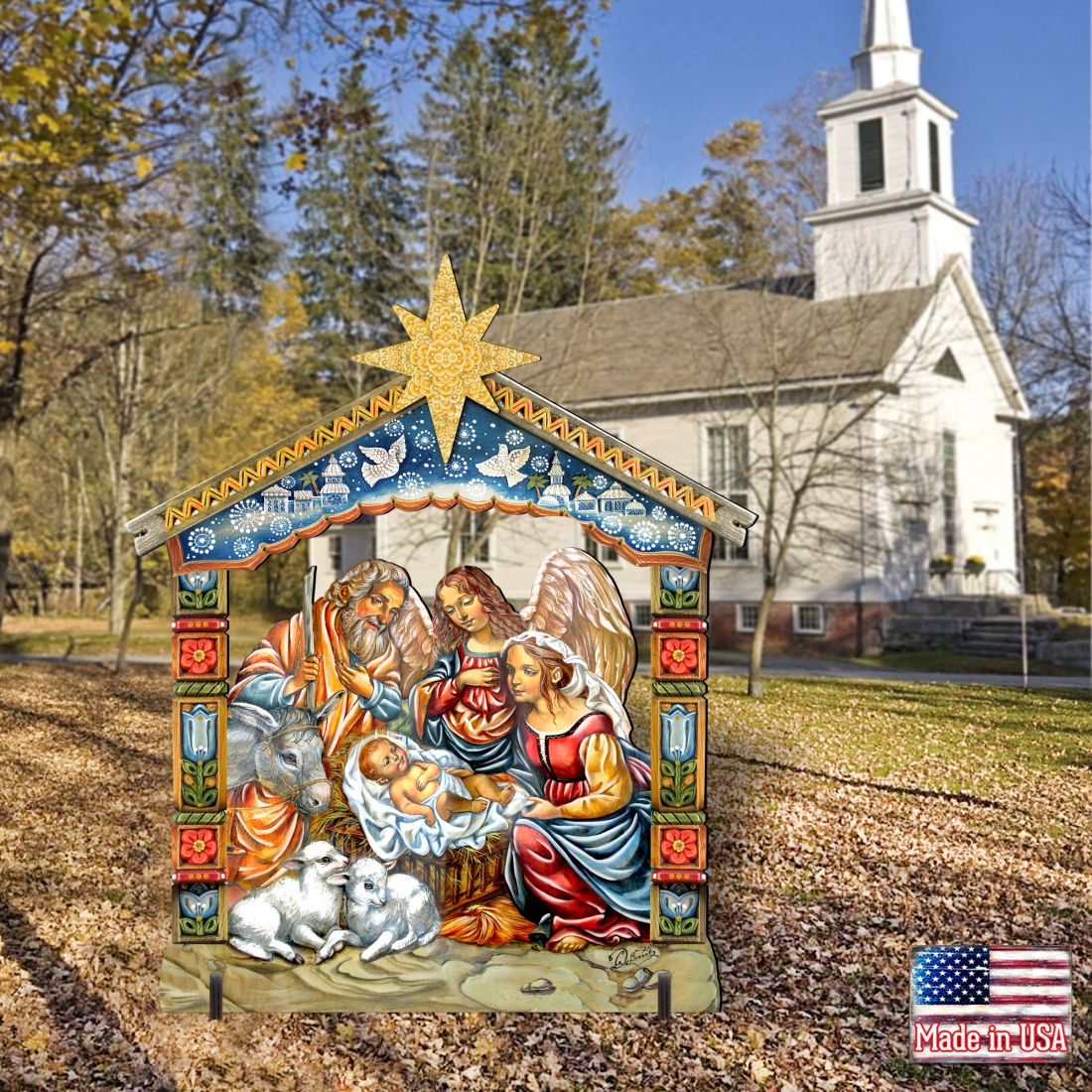 Decorative Nativity Outdoor Display