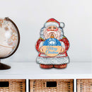 Traditional Merry Christmas Santa Claus Door Hanger