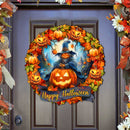 Happy Halloween Wreath Door Art