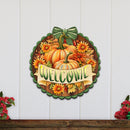 Welcome Fall Wooden Front Door Sign