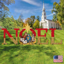 NOEL Nativity & Star of Bethlehem Outdoor Display
