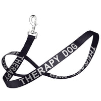 Reflective Nylon Dog Leash: ESA, Service Dog, Adopt Me, Do Not Pet, Therapy Dog