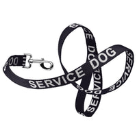 Reflective Nylon Dog Leash: ESA, Service Dog, Adopt Me, Do Not Pet, Therapy Dog