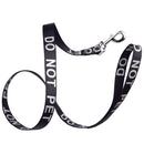 Reflective Nylon Dog Leash: ESA, Service Dog, Adopt Me, Do Not Pet, Therapy Dog