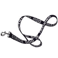 Reflective Nylon Dog Leash: ESA, Service Dog, Adopt Me, Do Not Pet, Therapy Dog