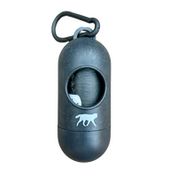 compostable plant-based dog poop bags + bamboo dispenser by rōmng