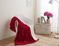 Lovely Hearts Dreamy Soft Plush Sherpa Blanket