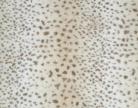 Cheetah Donut Dog Bed, Plush Velour