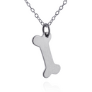 Sterling Silver Dog Bone Necklace
