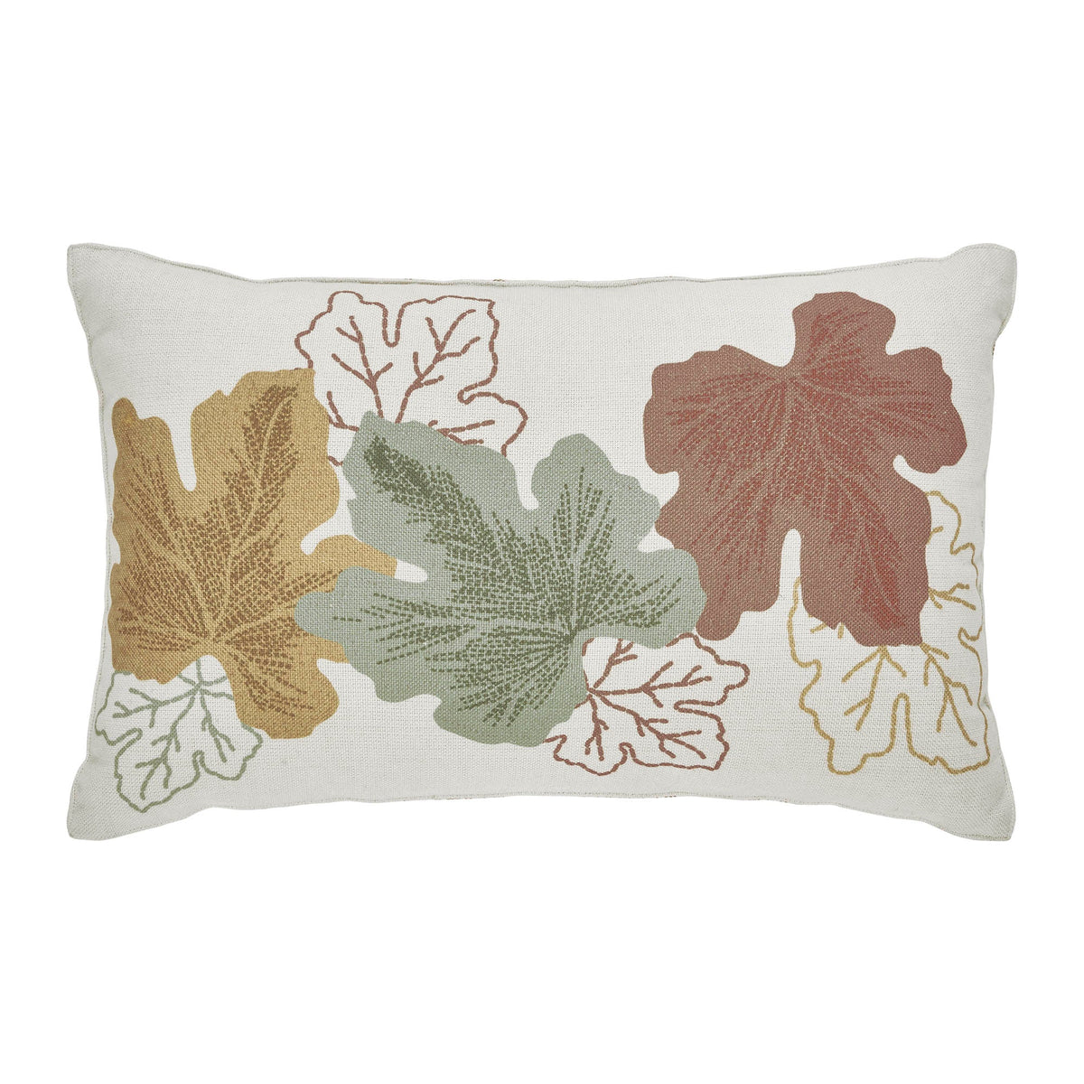 Bountiful Leaves Autumn Throw Pillow