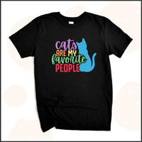 Cats are My Favorite People Unisex Youth T-shirt