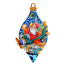 Santa & Airplane Sleigh Door Hanger Decor