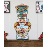 Traditional Nutcracker Christmas Door Decor