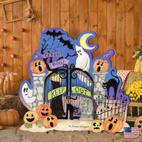 Halloween Scene Outdoor Decor