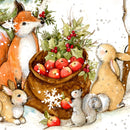 Storybook Snowman & Wildlife Friends Outdoor Decor
