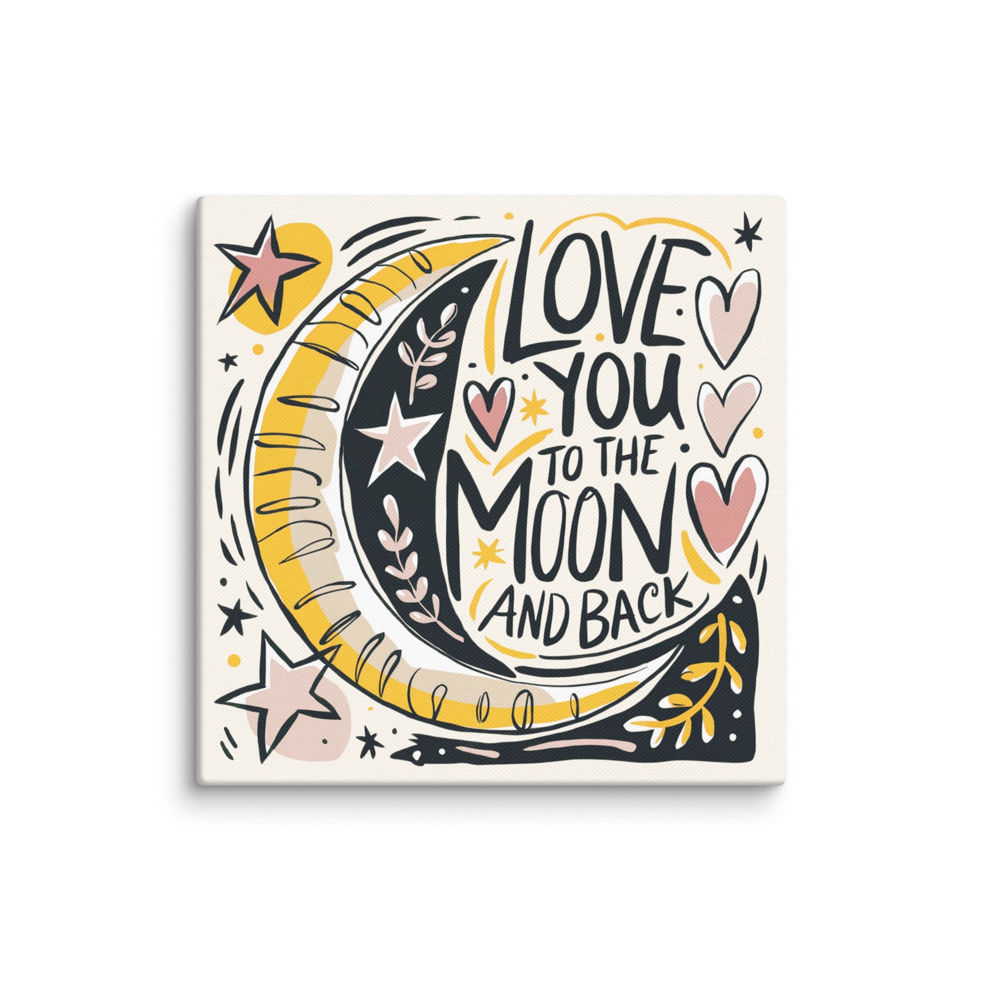 Love You to the Moon and Back Wall Art