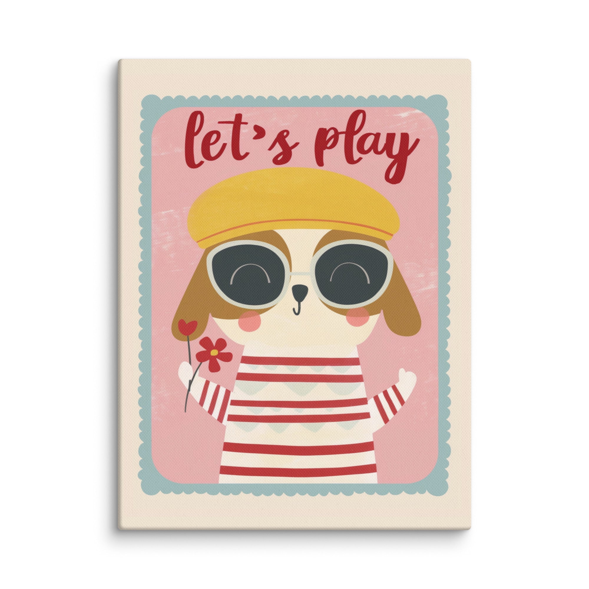 Let's Play - Dog Wall Art