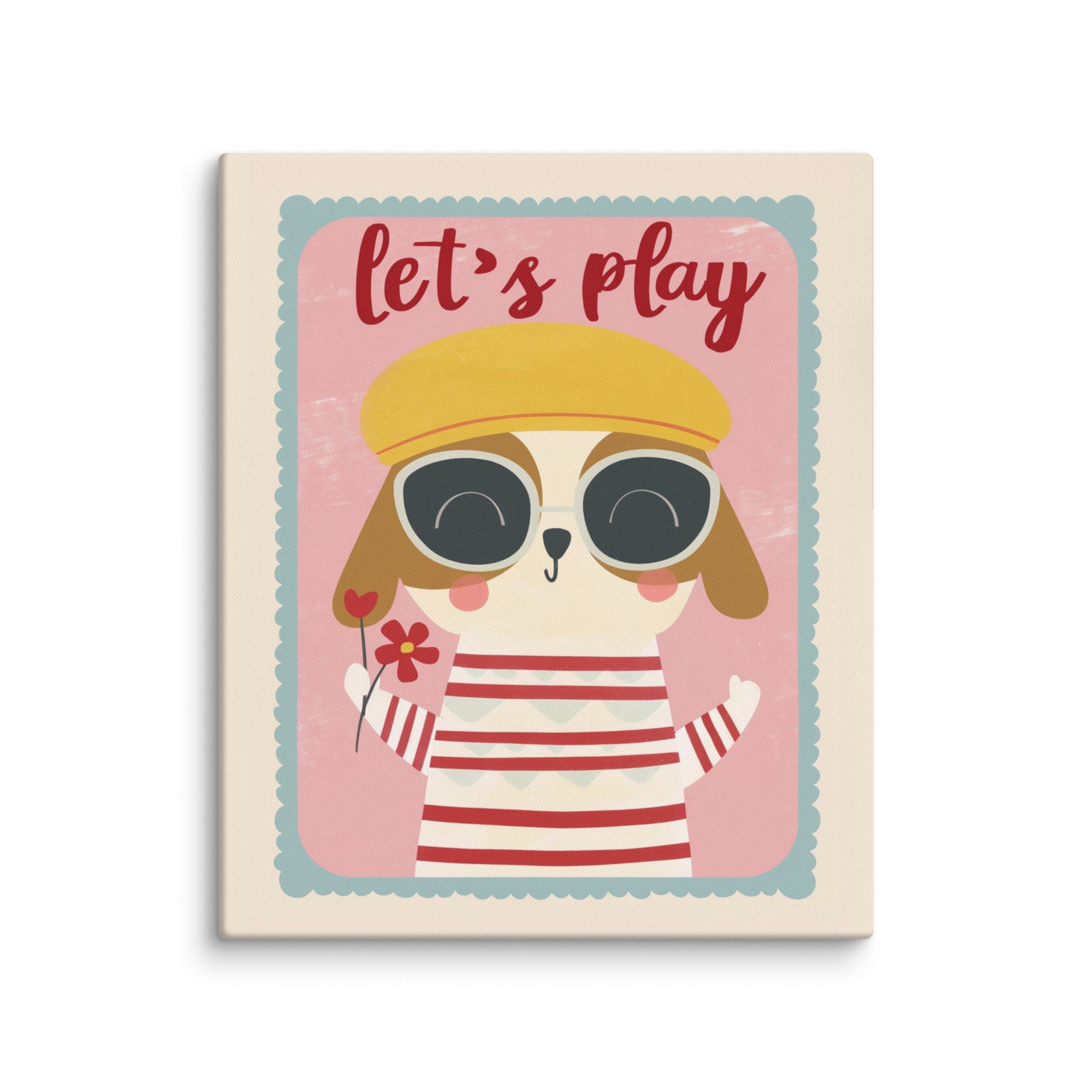 Let's Play - Dog Wall Art