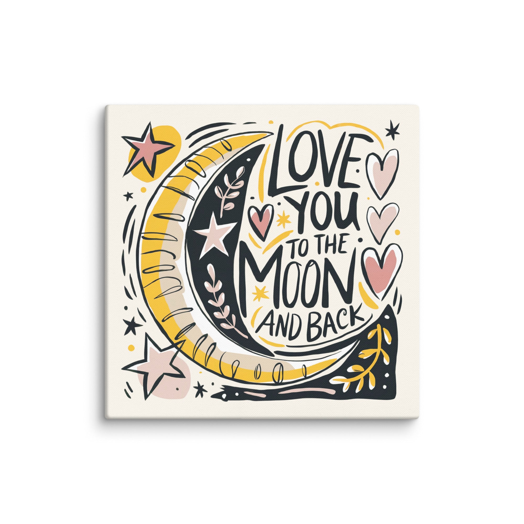 Love You to the Moon and Back Wall Art