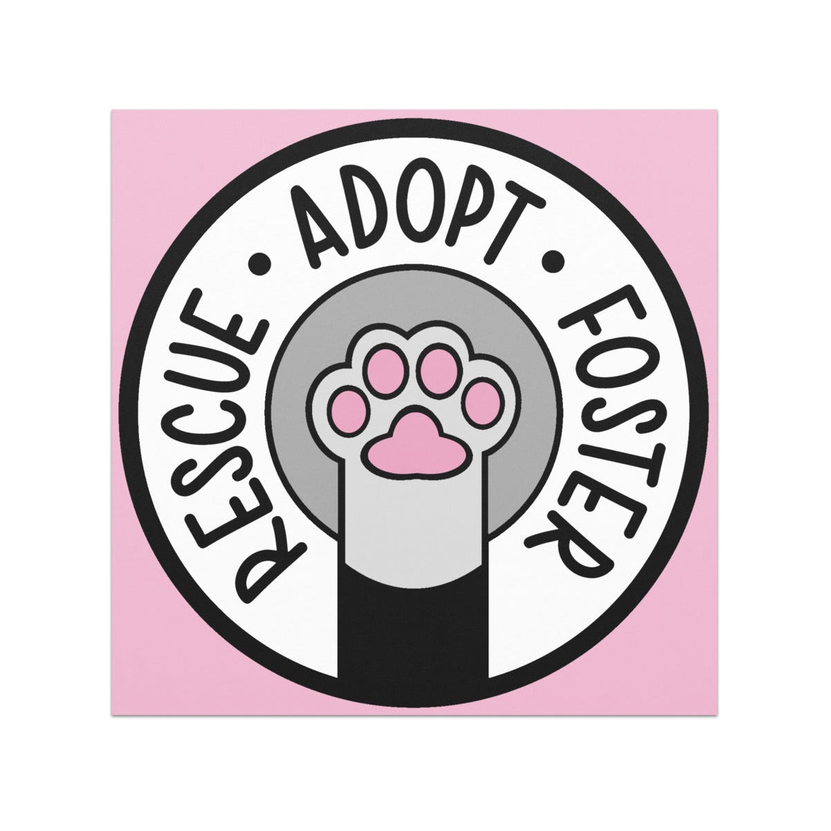 Rescue Adopt Foster Car Magnet