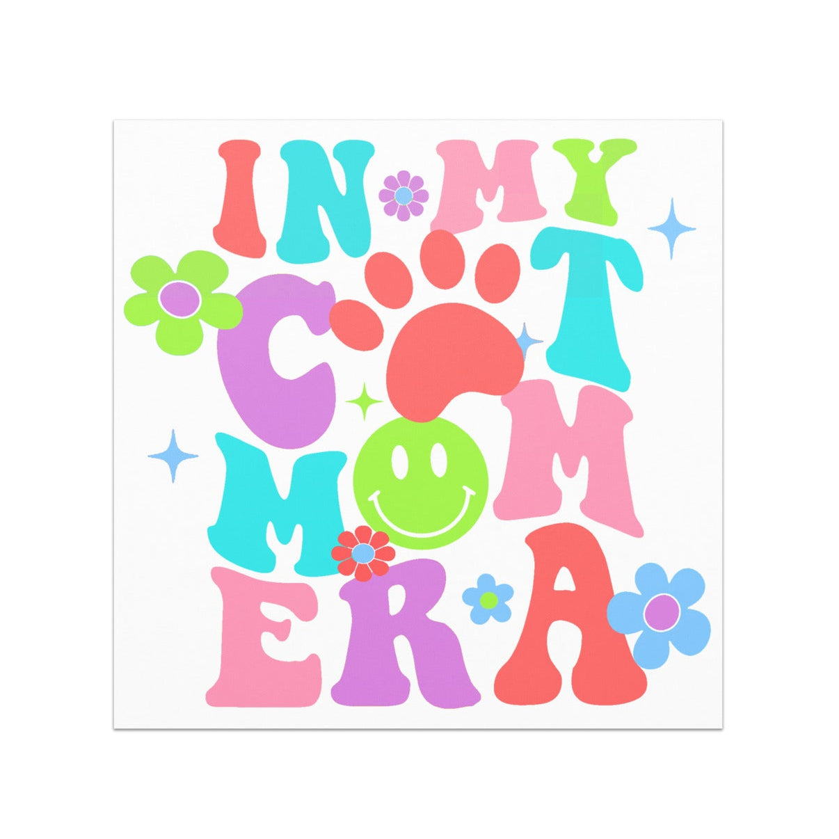 In My Cat Mom Era Car Magnet