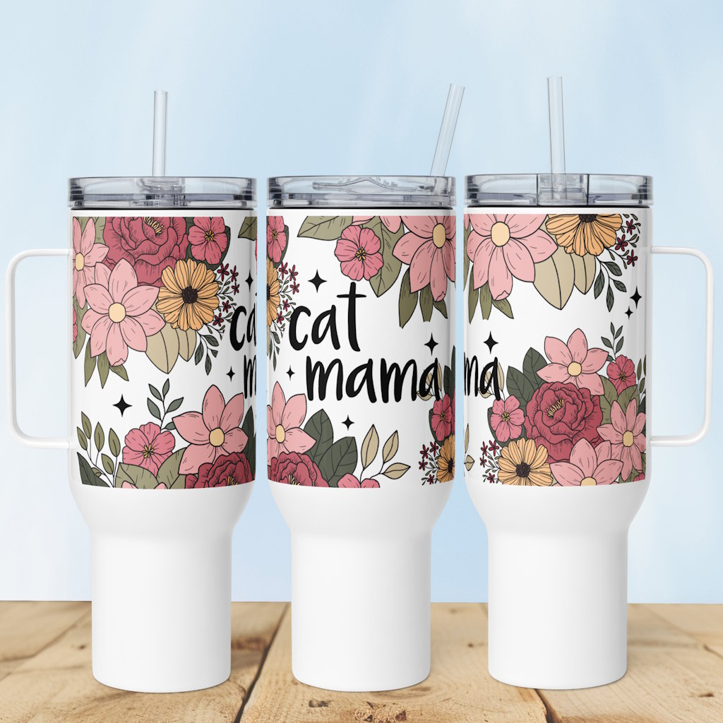 Cat Mama Travel Mug